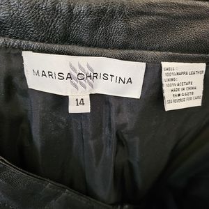 NWOT Quality Leather pants